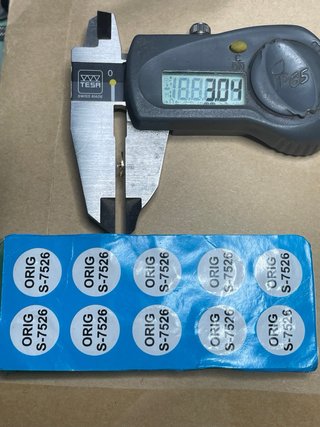 Seiko S-7526 Original Stickers