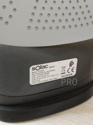 Plancha de Vapor PV2490, 3000W Potencia - SOLAC SOLUTION