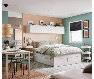 Cama Ikea Brimnes con cajones