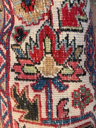 Alfombra Oriental Tejida a Mano Estilo Heriz 280x3