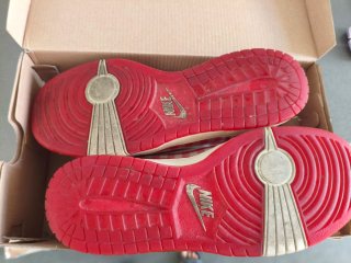 Zapatillas Nike Vintage Cuadros Rojo y Blanco