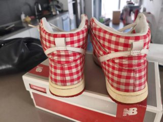 Zapatillas Nike Vintage Cuadros Rojo y Blanco