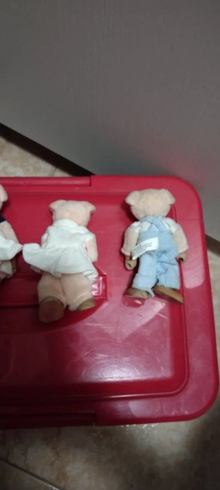 4 Muñecos Chapó y Madera Nuevos
