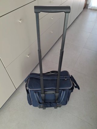 Carrito de compras/picnic azul