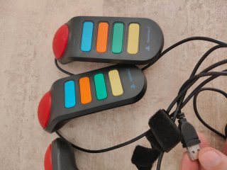Buzz! The Mega Quiz PS2 + 4 Buzz controller