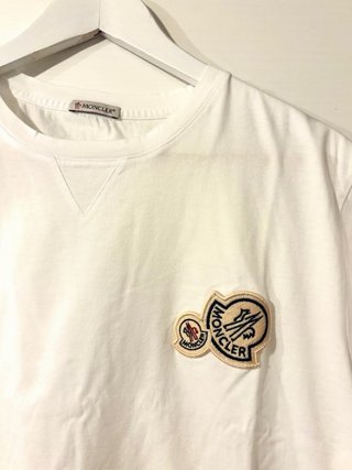 T-shirt Moncler Bianca XL Nuova Collezione