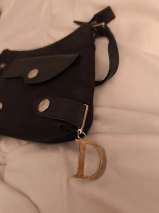Bolso Christian Dior vintage negro