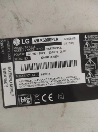 Placa Base LG LD84H/LD84K EAX67703503