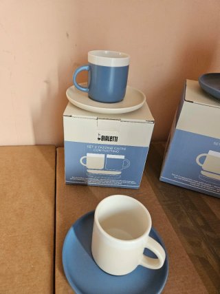 Set 2 Tazze Bialetti  caffe 2 tazze The