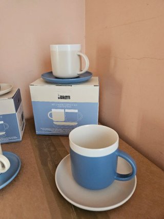 Set 2 Tazze Bialetti  caffe 2 tazze The