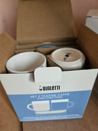 Set 2 Tazze Bialetti  caffe 2 tazze The