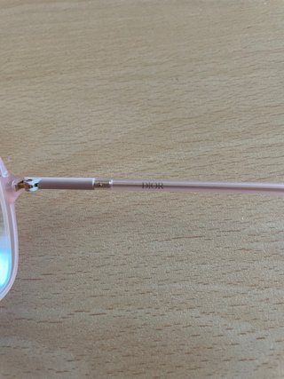 Occhiali Dior Rosa Finta Lente