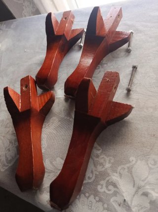 Patas de madera estilo vintage