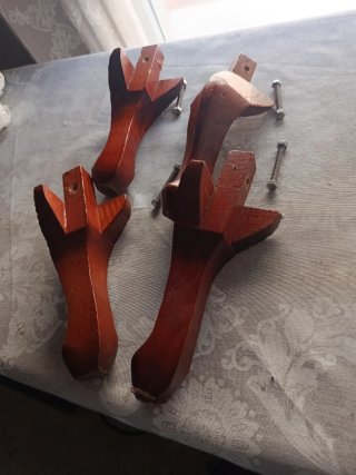 Patas de madera estilo vintage