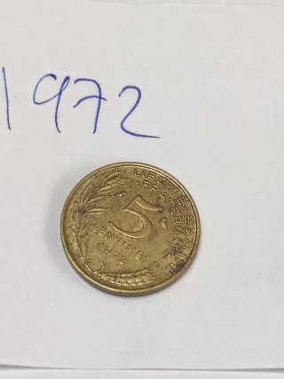Monedas 5 céntimos Francia 1969-1986