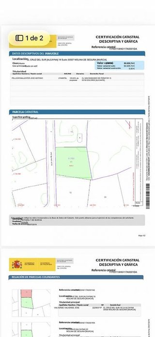 Terreno en venta en La Alcayna en Molina de Segura