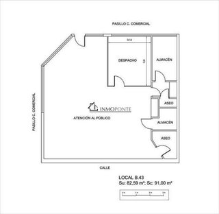 Local comercial en venta en O Burgo - Campus Universitario en Pontevedra