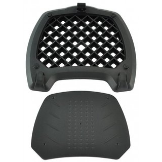 Baúl Moto Negro para 2 Cascos