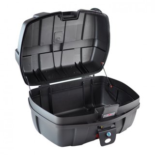 Baúl Moto Negro para 2 Cascos
