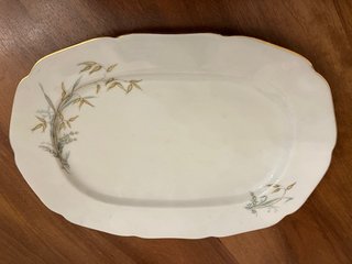 Servizio Piatti Porcellana Oro e Bianco