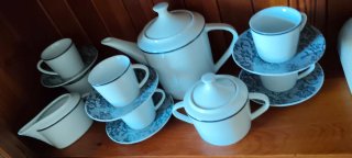 Juego de café de porcelana