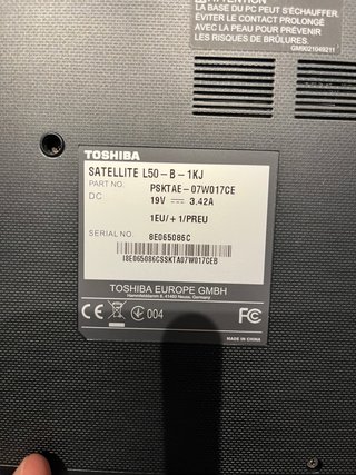 Portatile Toshiba Satellite L50-B-1KJ