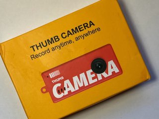 Mini Fotocamera Vintage Thumb Camera Portachiavi Retro