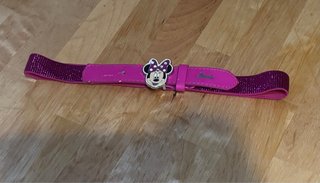 Cinturón niña Minnie Disney fucsia