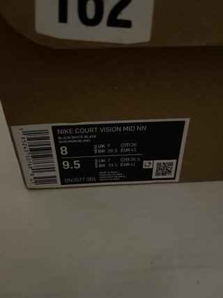 Nike Court Vision Mid NN Negro Blanco
