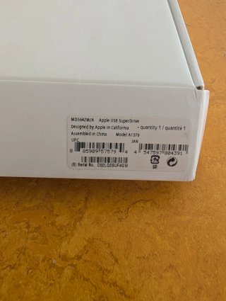 Lettore CD esterno Apple USB SuperDrive