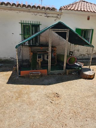 Corral/Gallinero Metálico WITTEC 3x2x2m