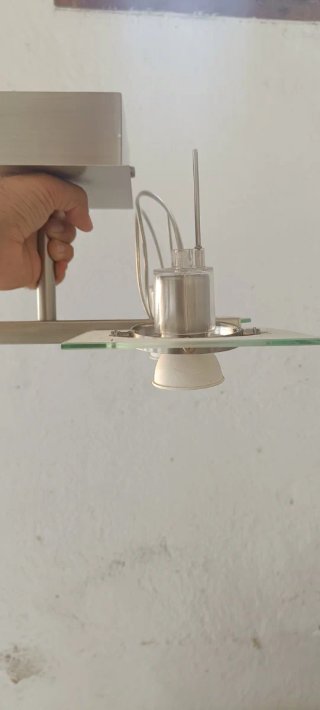 Lampara de techo con 4 puntos de luz ajustable