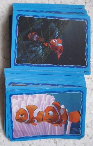 cromos sueltos álbum Panini Buscando a Nemo Disney
