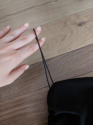 Tubino elasticizzato nero