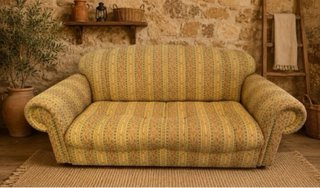 Lote Muebles Antiguos Madera y Piel