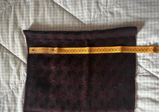 Sciarpa Versace Lana Medusa Nero Rosso