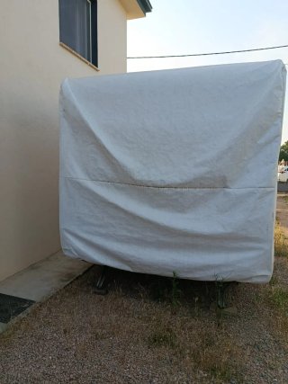 Funda para caravana Moncayo Costa Azul 330