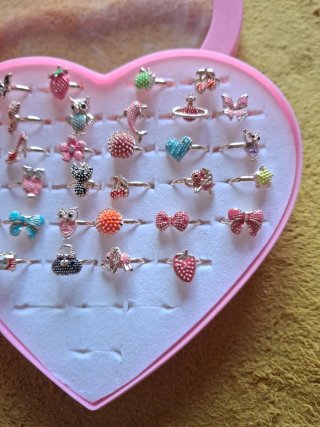 Preciosos Anillos Infantiles Ajustables