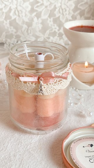 Vasetto candele profumate cera soia