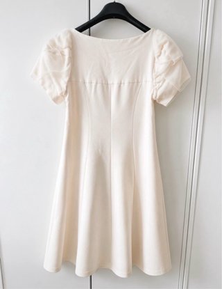 Vestito corto Elisabetta Franchi bianco Taglia M