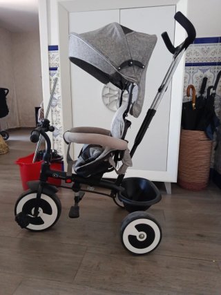 Triciclo Bici Infantil Gris
