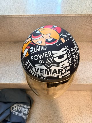 Casco Moto Súper Nenas