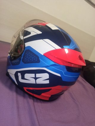 Casco LS2 FF390 Breaker Android Azul/Rojo