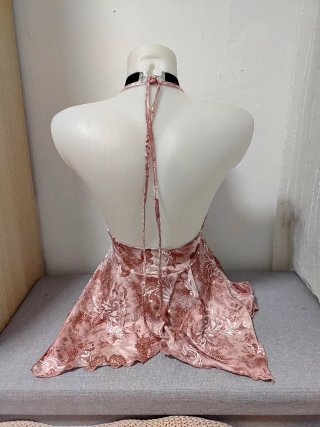 Top estilo hada hippie rosa