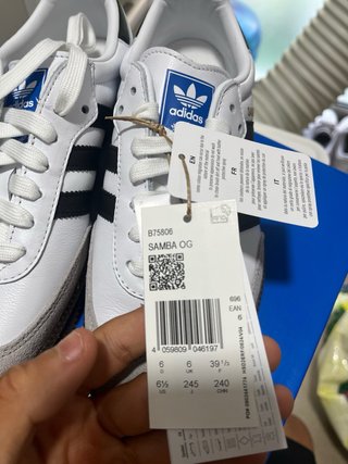 Adidas Samba OG Talla 39.5 Nuevas Caja Etiqueta