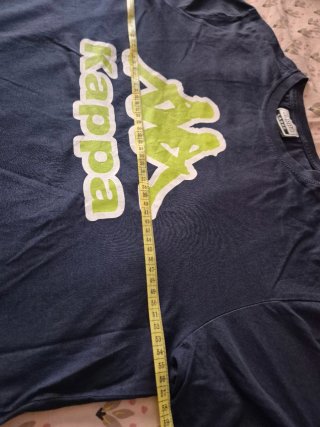 Camiseta Kappa Azul Marino Talla L 100% Algodón