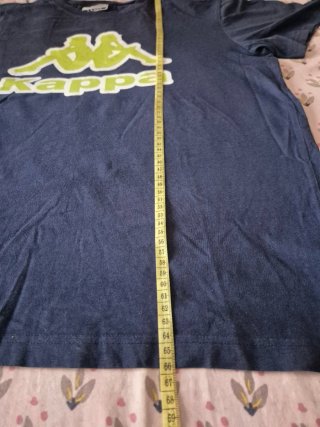 Camiseta Kappa Azul Marino Talla L 100% Algodón