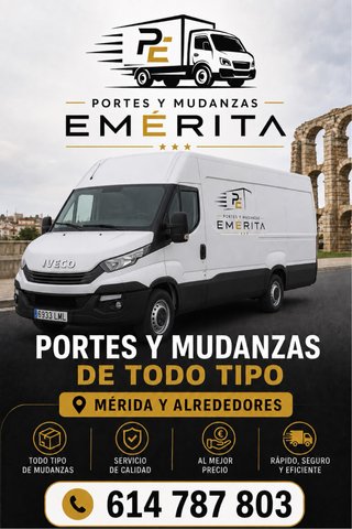 Mudanzas, portes, vaciado pisos y trasteros