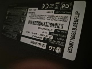 Televisión LG 65 pulgadas