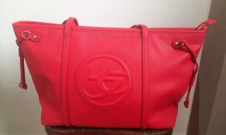 Borsa Biblos rosso corallo